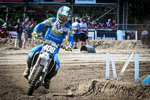 Undefined athlete pictured in action during the motocross MX2 Grand Prix Flanders, race 14 20 of the FIM Motocross World Championship, WM, Weltmeisterschaft Sunday, August 2, 2026, in Lommel. JILLxDELSAUX  x182628973x