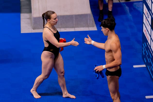 France, Paris, Centre Aquatique Olympique Metropole du Grand Paris, 02.08.2026, European Aquatics Championships Artistic Swimming, Day 3, Mixed 3m Synchro Final, Lena Hentschel and Luis Carlo Avila Sanchez of Germany, Photo by Eibner Pressefoto Tino Henschel European Aquatics Championships Artistic Swimming, Day 3, Mixed 3m Synchro Final Paris *** France, Paris, Centre Aquatique Olympique Metropole du Grand Paris, August 2, 2026, European Aquatics Championships – Artistic Swimming, Day 3, Mixed 3m Synchro Final, Lena Hentschel and Luis Carlo Avila Sanchez of Germany, Photo by Eibner Pressefoto Tino Henschel European Aquatics Championships Artistic Swimming, Day 3, Mixed 3m Synchro Final, Paris Copyright: xEibnerxPressefotox