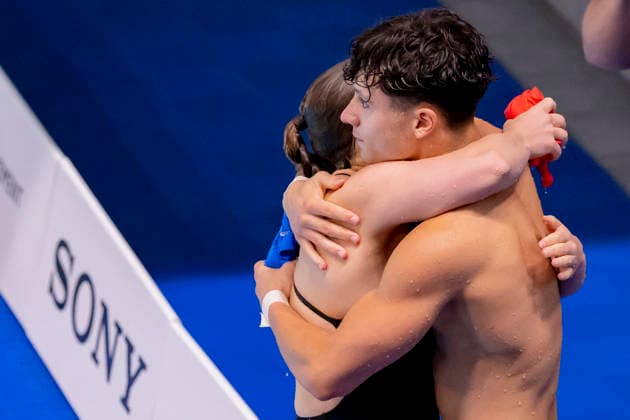 France, Paris, Centre Aquatique Olympique Metropole du Grand Paris, 02.08.2026, European Aquatics Championships Artistic Swimming, Day 3, Mixed 3m Synchro Final, Lena Hentschel and Luis Carlo Avila Sanchez of Germany, Photo by Eibner Pressefoto Tino Henschel European Aquatics Championships Artistic Swimming, Day 3, Mixed 3m Synchro Final Paris *** France, Paris, Centre Aquatique Olympique Metropole du Grand Paris, August 2, 2026, European Aquatics Championships – Artistic Swimming, Day 3, Mixed 3m Synchro Final, Lena Hentschel and Luis Carlo Avila Sanchez of Germany, Photo by Eibner Pressefoto Tino Henschel European Aquatics Championships Artistic Swimming, Day 3, Mixed 3m Synchro Final, Paris Copyright: xEibnerxPressefotox