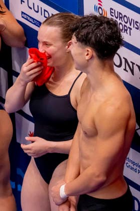 France, Paris, Centre Aquatique Olympique Metropole du Grand Paris, 02.08.2026, European Aquatics Championships Artistic Swimming, Day 3, Mixed 3m Synchro Final, Lena Hentschel and Luis Carlo Avila Sanchez of Germany, Photo by Eibner Pressefoto Tino Henschel European Aquatics Championships Artistic Swimming, Day 3, Mixed 3m Synchro Final Paris *** France, Paris, Centre Aquatique Olympique Metropole du Grand Paris, August 2, 2026, European Aquatics Championships – Artistic Swimming, Day 3, Mixed 3m Synchro Final, Lena Hentschel and Luis Carlo Avila Sanchez of Germany, Photo by Eibner Pressefoto Tino Henschel European Aquatics Championships Artistic Swimming, Day 3, Mixed 3m Synchro Final, Paris Copyright: xEibnerxPressefotox
