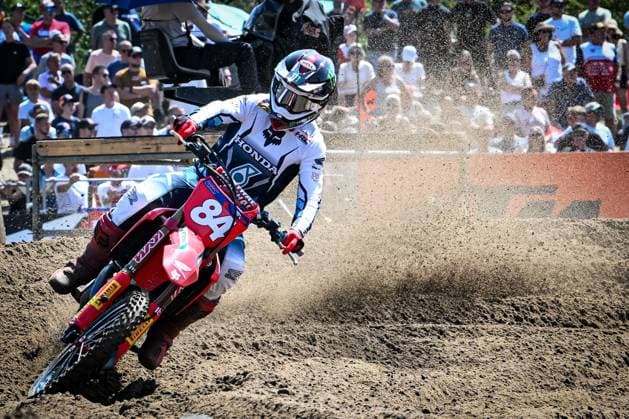 Dutch Jeffrey Herlings pictured in action during the motocross MXGP Grand Prix Flanders, race 14 20 of the FIM Motocross World Championship, WM, Weltmeisterschaft Sunday, August 2, 2026, in Lommel. JILLxDELSAUX  x182631902x