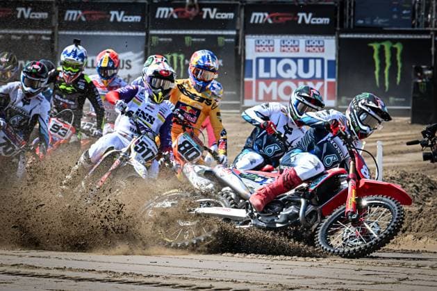 Dutch Jeffrey Herlings pictured in action during the motocross MXGP Grand Prix Flanders, race 14 20 of the FIM Motocross World Championship, WM, Weltmeisterschaft Sunday, August 2, 2026, in Lommel. JILLxDELSAUX  x182631839x