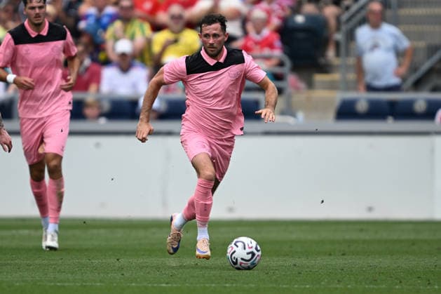 HARRISON, NJ - AUGUST 02: Sunderland midfielder Alan Browne 8 is shown during the friendly match between Wrexham AFC and Sunderland AFC on August 2nd, 2026 at Subaru Park in Chester, PA. (Photo by Terence Lewis Icon Sportswire) SOCCER: AUG 02 Wrexham AFC v Sunderland AFC EDITORIAL USE ONLY Icon260802035