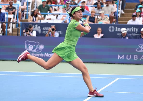 August 2, 2026, Washington, Columbia, USA: ALEXANDRA EALA of Philippines during the match against J. Pegula of USA in the final of Mubadala Washington DC, USA. Tennis: Mubadala DC Open - Alexandra Eala  - ZUMAc278 20260802_zsp_c278_008 Copyright: xMarcinxCholewinskix