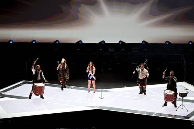 COM26 CLOSING CEREMONY, Sandi Thom and Clann An Drumma perform during the Closing Ceremony of the Glasgow 2026 Commonwealth Games at The Hydro in Glasgow, Scotland, Sunday, August 2, 2026. ( NO ARCHIVING, EDITORIAL USE ONLY GLASGOW UNITED KINGDOM  Copyright: xLUKASxCOCHx 20260803114540326067