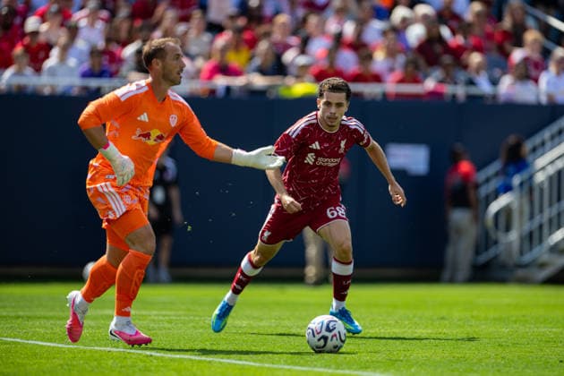 Football - Pre-Season - Liverpool FC v Leeds United FC CHICAGO, USA - Sunday, August 2, 2026: Liverpool s Kieran Morrison during a pre-season friendly match between Liverpool FC and Leeds United at Soldier Field. (Photo by David Rawcliffe Propaganda) CHICAGO Endeavor Health Performance Cent ILLINOIS UNITED STATES OF AMERICA  Copyright: xDavidxRawcliffex P2026-08-02-Liverpool_Leeds-23