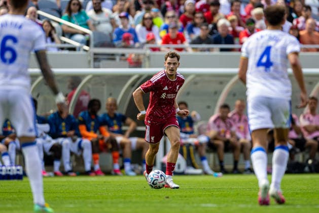 Football - Pre-Season - Liverpool FC v Leeds United FC CHICAGO, USA - Sunday, August 2, 2026: Liverpool s Florian Wirtz during a pre-season friendly match between Liverpool FC and Leeds United at Soldier Field. (Photo by David Rawcliffe Propaganda) CHICAGO Endeavor Health Performance Cent ILLINOIS UNITED STATES OF AMERICA  Copyright: xDavidxRawcliffex P2026-08-02-Liverpool_Leeds-36