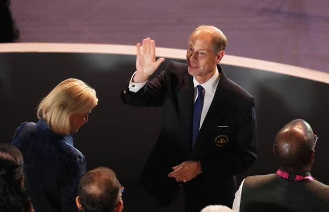 HRH Prince Edward, Duke of Edinburgh & Sophie, Duchess of Edinburgh in the Royal Box. Glasgow 2026 Commonwealth Games, Day Eleven, Glasgow, Scotland, UK - 02 Aug 2026Glasgow Scotland United Kingdom  Copyright: xStuartxWallace Shutterstockx 17032190b
