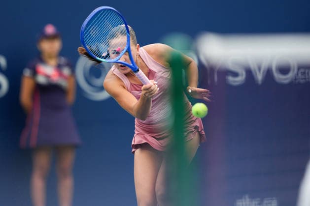 National Bank Open 2026 - Day 2 TORONTO, CANADA - AUGUST 2 : Kamilla Rakhimova of Uzbekistan in action against Venus Williams of the United States in the round of 128 during the WTA, Tennis Damen 1000 National Bank Open in Toronto, Ontario, Canada on August 2, 2026. Mert Alper Dervis Anadolu Toronto Canada. Editorial use only. Please get in touch for any other usage.  Copyright: x2026xAnadoluxMertxAlperxDervisx