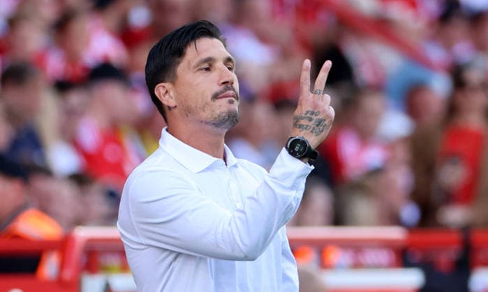Trainer Fabio Pisacane zeigend, gestikulierend Aktion Oberkörper Fußball Fussball Bundesliga Herren DFL Testspiel Saison 2026 2027 02.08.2026 1.FC Union Berlin FCU vs. Cagliari Calcio DFL regulations prohibit any use of photographs as image sequences and or quasi-video. *** Coach Fabio Pisacane pointing and gesturing; upper-body action; sports; soccer; Bundesliga; men s soccer; DFL; friendly match; 2026–2027 season; February 8, 2026; 1. FC Union Berlin (FCU) vs. Cagliari Calcio; DFL regulations prohibit any use of photographs as image sequences and or quasi-video