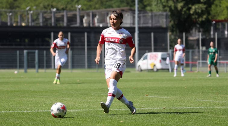 2026.08.02, Deutschland, Stuttgart, Fußball VfB Stuttgart Frauen vs. Spvgg Greuther Fürth, Yuka Hirano (VfB) *** August 2, 2026, Germany, Stuttgart, Soccer: VfB Stuttgart Women vs. Spvgg Greuther Fürth, Yuka Hirano (VfB)