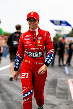 AUTO - IMSA - ROAD AMERICA 2026 WADOUX DUCELLIER Lilou (fra), AF Corse, Ferrari 296 GT3 Evo, portrait during the Motul SportsCar Endurance Grand Prix, 8th round of the 2026 IMSA WeatherTech SportsCar Championship, from July 31 to August 2, 2026 on the Road America Circuit in Elkhart Lake, Wisconsin, United States of America - Elkhart LakeUnited States  Copyright: xFabrizioxBoldonix