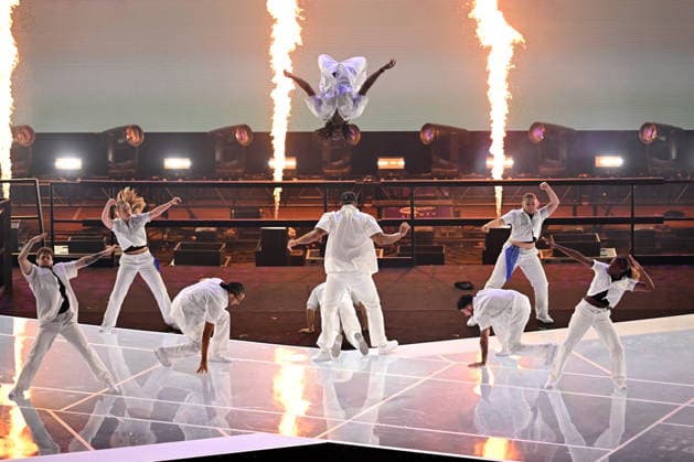 COM26 CLOSING CEREMONY, Diversity perform during the Closing Ceremony of the Glasgow 2026 Commonwealth Games at The Hydro in Glasgow, Scotland, Sunday, August 2, 2026. ( NO ARCHIVING, EDITORIAL USE ONLY GLASGOW UNITED KINGDOM  Copyright: xLUKASxCOCHx 20260803189927263470