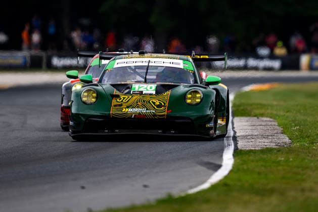 AUTO - IMSA - ROAD AMERICA 2026 120 ADELSON Adam (usa), ILOTT Callum (gbr), SARGENT Tom (aus), Wright Motorsports, Porsche 911 GT3 R (992.2), action during the Motul SportsCar Endurance Grand Prix, 8th round of the 2026 IMSA WeatherTech SportsCar Championship, from July 31 to August 2, 2026 on the Road America Circuit in Elkhart Lake, Wisconsin, United States of America - Elkhart LakeUnited States  Copyright: xFabrizioxBoldonix