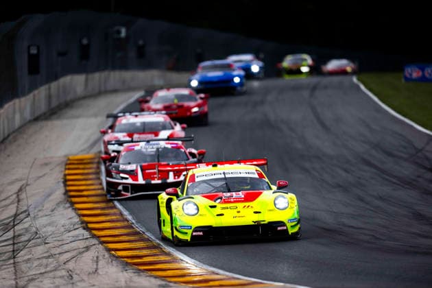 AUTO - IMSA - ROAD AMERICA 2026 911 BACHLER Klaus (aut), PREINING Thomas (aut), Manthey Racing, Porsche 911 GT3 R (992.2), action during the Motul SportsCar Endurance Grand Prix, 8th round of the 2026 IMSA WeatherTech SportsCar Championship, from July 31 to August 2, 2026 on the Road America Circuit in Elkhart Lake, Wisconsin, United States of America - Elkhart LakeUnited States  Copyright: xFabrizioxBoldonix