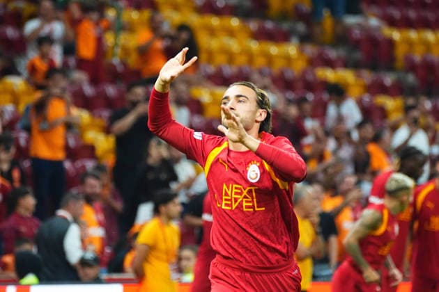 ISTANBUL, TURKEY - AUGUST 2: Yunus Akgun of Galatasaray during the during the pre-season friendly match between Galatasaray SK and Rennes at Rams Park Stadium on August 2, 2026 in Istanbul, Turkey. Istanbul Turkey Copyright: xSeskimphotox GSaray-Rennes-020826 (25)