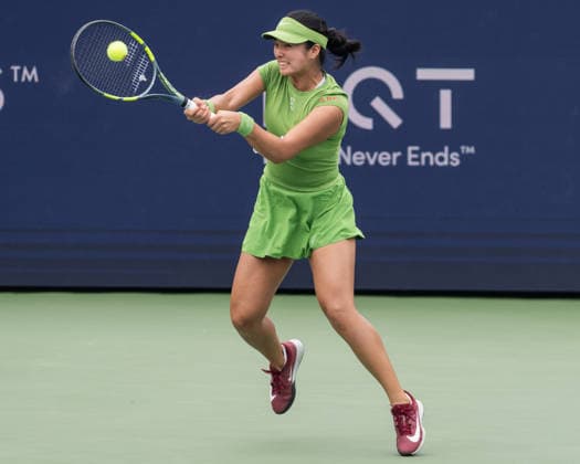 August 2, 2026, Washington, D.C, U.S: ALEXANDRA EALA hits a backhand during the womenÃ¢â‚¬â ¢s singles final against Jessica Pegula at the Rock Creek Tennis Center. Washington U.S - ZUMAg196 20260802_zap_g196_001 Copyright: xKylexGustafsonx