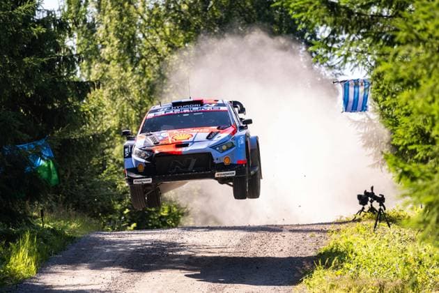 August 2, 2026, JyvoÂ¤Skylo, Finland: The Driver Adrien Fourmaux And Co-Driver Alexandre Coria Of The Hyundai Shell Mobis World Rally Team, Hyundai i20 N Rally1They Face 4th The Day Of The Race During Fia World Rally Championship WRC, Motorsport Rallye, WM Secto Rally Finland 2026 2026 02 August JyvoÂ¤skyloÂ¤, Finland JyvoÂ¤Skylo Finland - ZUMAb336 20260802_zsp_b336_017 Copyright: xLucaxBarsalix