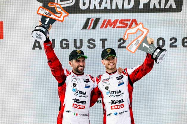 AUTO - IMSA - ROAD AMERICA 2026 09 CALDARELLI Andrea (ita), MITCHELL Sandy (gbr), Pfaff Motorsports, Lamborghini Huracan GT3 Evo 2, portrait during the Motul SportsCar Endurance Grand Prix, 8th round of the 2026 IMSA WeatherTech SportsCar Championship, from July 31 to August 2, 2026 on the Road America Circuit in Elkhart Lake, Wisconsin, United States of America - Elkhart LakeUnited States  Copyright: xFabrizioxBoldonix