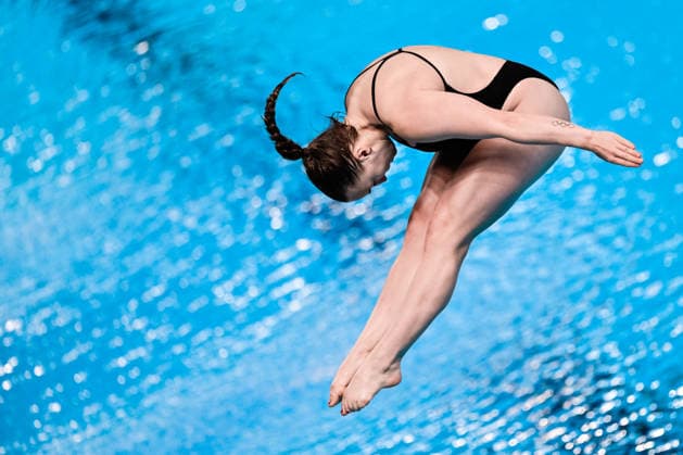 Lena Corona Hentschell of Germany competes in the Diving Women s 1m Springboard Final during the European Aquatics Championships at the Olympic Aquatic Center in Paris (France), August 2, 2026. Andrea Masini Deepbluemedia Insidefoto