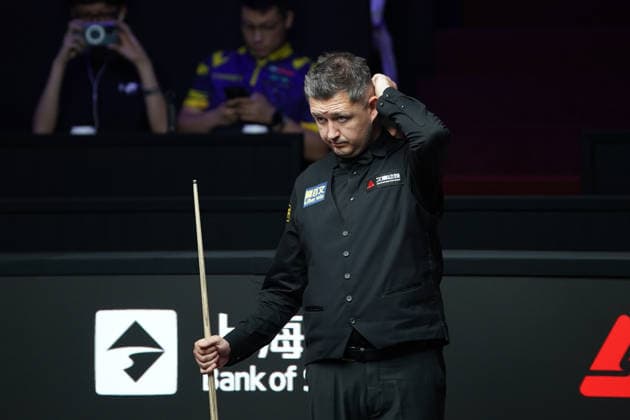 SHANGHAI, CHINA - AUGUST 02: Kyren Wilson of England reacts in the Final match against Judd Trump of England on Day 7 of the 2026 Snooker Shanghai Masters at Luwan Gymnasium on August 2, 2026 in Shanghai, China.  Copyright: xTaixChengzhex 111657727929