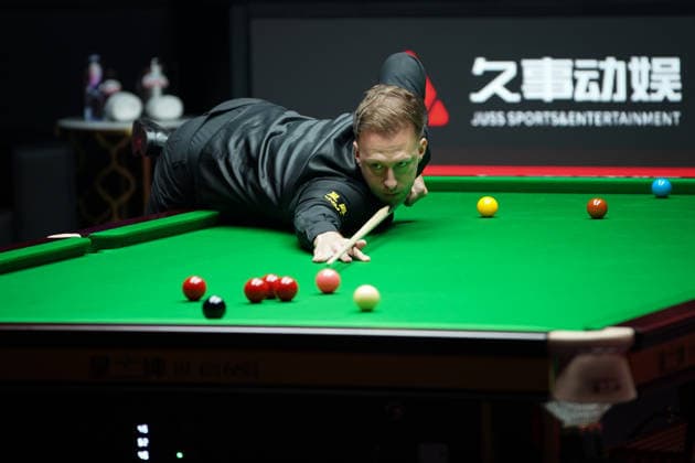 SHANGHAI, CHINA - AUGUST 02: Judd Trump of England plays a shot in the Final match against Kyren Wilson of England on Day 7 of the 2026 Snooker Shanghai Masters at Luwan Gymnasium on August 2, 2026 in Shanghai, China.  Copyright: xTaixChengzhex 111657727925