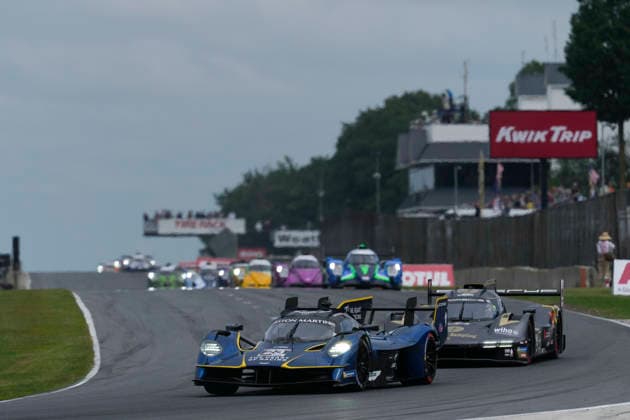 August 2, 2026, Elkhart Lake, Wisconsin, USA: The 23 Aston Martin Valkyrie GTP, driven by Ross Gunn and Roman De Angelis during the IMSA 6 hour sportscar race at Road America. Elkhart Lake USA - ZUMAd212 20260802_zsp_d212_002 Copyright: xRichardxDolex