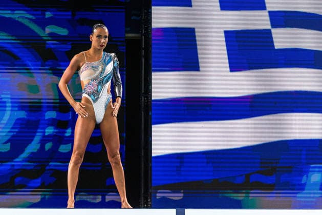 SWIMMING - EAC 2026 PARIS,FRANCE,03.AUG.26 - SWIMMING - European Aquatics Championships Paris 2026, artistic swimming, solo free. Image shows Vasiliki Alexandri (GRE).  GEPAxpictures xPhilippxBrem