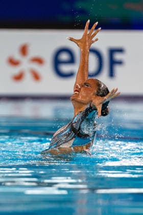 SWIMMING - EAC 2026 PARIS,FRANCE,03.AUG.26 - SWIMMING - European Aquatics Championships Paris 2026, artistic swimming, solo free. Image shows Vasiliki Alexandri (GRE).  GEPAxpictures xPhilippxBrem