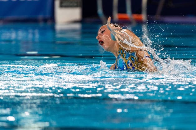 SWIMMING - EAC 2026 PARIS,FRANCE,03.AUG.26 - SWIMMING - European Aquatics Championships Paris 2026, artistic swimming, solo free. Image shows Marloes Loselotte Steenbeek (NED).  GEPAxpictures xPhilippxBrem