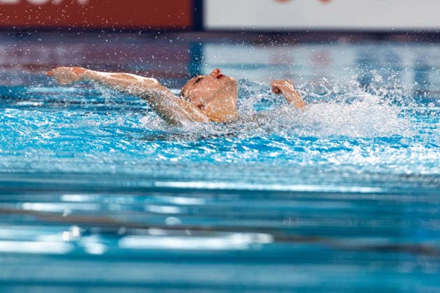 SWIMMING - EAC 2026 PARIS,FRANCE,03.AUG.26 - SWIMMING - European Aquatics Championships Paris 2026, artistic swimming, solo free. Image shows Valeria Plekhanova (NAB).  GEPAxpictures xPhilippxBrem