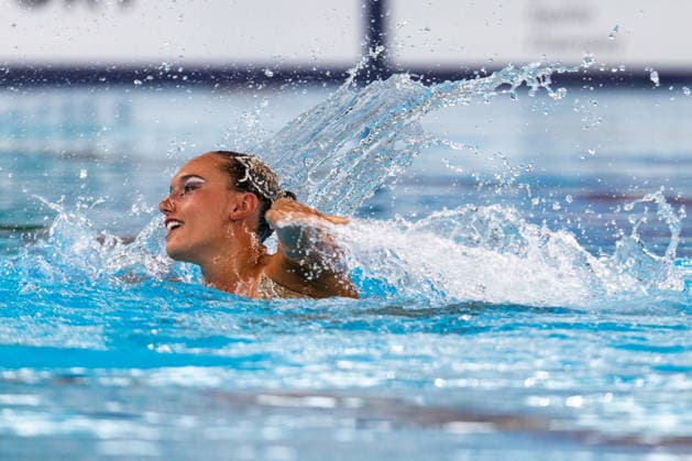 SWIMMING - EAC 2026 PARIS,FRANCE,03.AUG.26 - SWIMMING - European Aquatics Championships Paris 2026, artistic swimming, solo free. Image shows Enrica Piccoli (ITA).  GEPAxpictures xPhilippxBrem