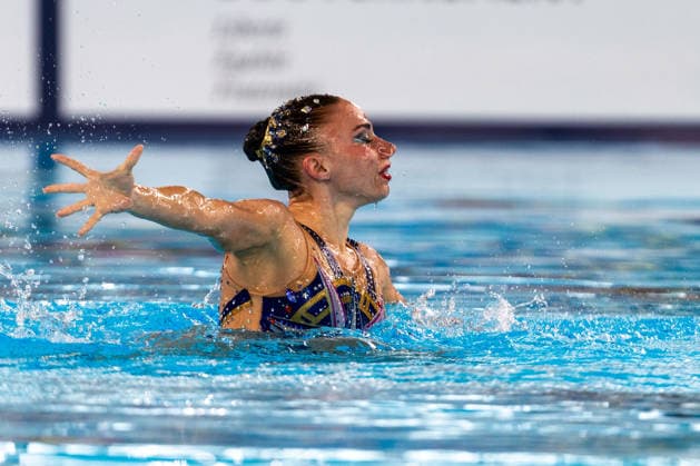SWIMMING - EAC 2026 PARIS,FRANCE,03.AUG.26 - SWIMMING - European Aquatics Championships Paris 2026, artistic swimming, solo free. Image shows Enrica Piccoli (ITA).  GEPAxpictures xPhilippxBrem
