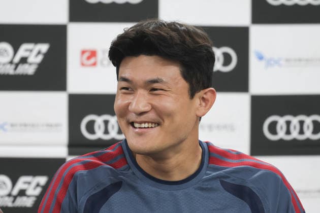 SKO, Kim Min-jae (FC Bayern Muenchen, 3), Pressekonferenz FC Bayern Muenchen vor dem Testspiel bei Jeju SK, Saison 2026-27, 03.08.2026 Bayern Muenchen Suedkorea Jeju *** SKO, Kim Min-jae, FC Bayern Munich, 3, FC Bayern Munich press conference ahead of the friendly match against Jeju SK, 2026–27 season, March 8, 2026, Bayern Munich, South Korea, Jeju Copyright: xEibner-Pressefotox EP_JNL