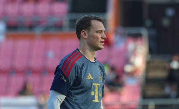 SKO, Manuel Neuer (FC Bayern Muenchen 1), Oeffentliches Training FC Bayern Muenchen vor dem Testspiel bei Jeju SK, Saison 2026-27, 03.08.2026 Bayern Muenchen Suedkorea *** SKO, Manuel Neuer, FC Bayern Munich 1, FC Bayern Munich open practice ahead of the friendly match against Jeju SK, 2026–27 season, March 8, 2026, Bayern Munich, South Korea Copyright: xEibner-Pressefotox EP_JNL