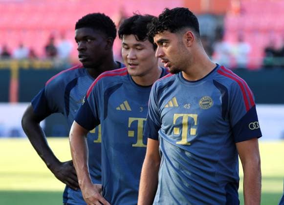 SKO, Aleksandar Pavlovic (FC Bayern Muenchen 45), Oeffentliches Training FC Bayern Muenchen vor dem Testspiel bei Jeju SK, Saison 2026-27, 03.08.2026 Bayern Muenchen Suedkorea *** SKO, Aleksandar Pavlovic, FC Bayern Munich 45, FC Bayern Munich open practice ahead of the friendly match against Jeju SK, 2026–27 season, March 8, 2026, Bayern Munich, South Korea Copyright: xEibner-Pressefotox EP_JNL