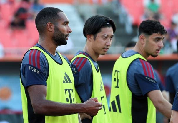 SKO, Jonathan Tah (FC Bayern Muenchen 4), Oeffentliches Training FC Bayern Muenchen vor dem Testspiel bei Jeju SK, Saison 2026-27, 03.08.2026 Bayern Muenchen Suedkorea *** SKO, Jonathan Tah, FC Bayern Munich 4, FC Bayern Munich open practice ahead of the friendly match against Jeju SK, 2026–27 season, March 8, 2026, Bayern Munich, South Korea Copyright: xEibner-Pressefotox EP_JNL