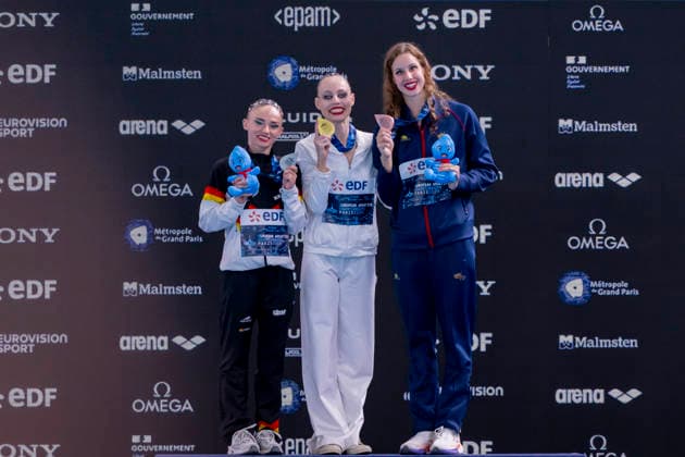 France, Paris, Centre Aquatique Olympique Metropole du Grand Paris, 03.08.2026, European Aquatics Championships Artistic Swimming, Day 4, Womens Solo Free FINAL, , Photo by Eibner Pressefoto Tino Henschel European Aquatics Championships Artistic Swimming, Day 4, Womens Solo Free FINAL Paris *** France, Paris, Centre Aquatique Olympique Metropole du Grand Paris, August 3, 2026, European Aquatics Championships – Artistic Swimming, Day 4, Women’s Solo Free FINAL, , Photo by Eibner Pressefoto Tino Henschel European Aquatics Championships – Artistic Swimming, Day 4, Women’s Solo Free FINAL, Paris Copyright: xEibnerxPressefotox