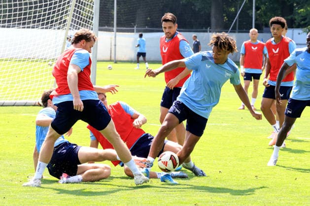 03.08.2026, DEU GER, Fussball , 2.Fussballbundesliga, Saison 2026 2027), Sportforum, Hertha BSC, Training Oluwaseum Victor Adewumi (Hertha BSC Berlin 19), Pascal Klemens (Hertha BSC Berlin 41), Josip Brekalo (Hertha BSC Berlin 7) 2. Liga: DFB DFL regulations prohibit any use of photographs as image sequences and or quasi-video) Berlin Sportforum Berlin Deutschland *** August 3, 2026, Germany, Soccer, 2. Bundesliga, 2026–2027 Season, Sportforum, Hertha BSC, Training: Oluwaseum Victor Adewumi, Hertha BSC Berlin 19, Pascal Klemens, Hertha BSC Berlin 41, Josip Brekalo, Hertha BSC Berlin 7. 2. Bundesliga. DFB and DFL regulations prohibit any use of photographs as image sequences and or quasi-video. Berlin Sportforum, Berlin, Germany Copyright: xNordphotox xEnglerx