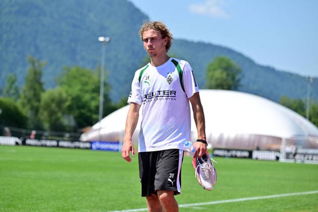 03.08.2026; Rottach-Egern; Fussball, Herren, Saison 2026 2027, Trainingslager Borussia Moenchengladbach Hugo Bolin (Gladbach) DFL regulations prohibit any use of photographs as image sequences and or quasi-video. Stadion Am Birkenmoos Bayern Deutschland *** August 3, 2026 Rottach Egern Soccer, Men s, 2026–2027 Season, Training Camp Borussia Mönchengladbach Hugo Bolin Gladbach DFL regulations prohibit any use of photographs as image sequences and or quasi-video Am Birkenmoos Stadium Bavaria, Germany