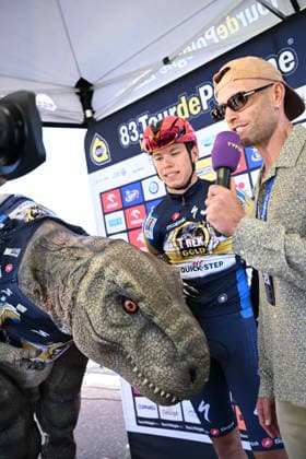 03-08-2026 Tour De Pologne; Tappa 01 Gdynia - Koszalin; 2026, Soudal - Quick Step; Magnier, Paul; Marczynski, Tomasz; Gdynia; 