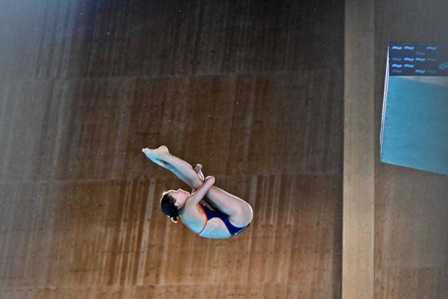 European Aquatics Championship 2026 - Preliminary Women s 10m Platform Else Guurtje Praasterink from the Netherland during the preliminary women s 10m platform at the European Aquatics Championship on August 3rd, 2026 in Saint Denis, Paris, France. Photo by Tomas Stevens ABACAPRESS.COM Saint Denis France  Copyright: xStevensxTomas ABACAx