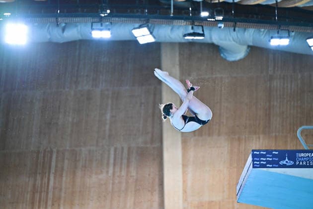 European Aquatics Championship 2026 - Preliminary Women s 10m Platform Elena Wassen from Germany during the preliminary women s 10m platform at the European Aquatics Championship on August 3rd, 2026 in Saint Denis, Paris, France. Photo by Tomas Stevens ABACAPRESS.COM Saint Denis France  Copyright: xStevensxTomas ABACAx