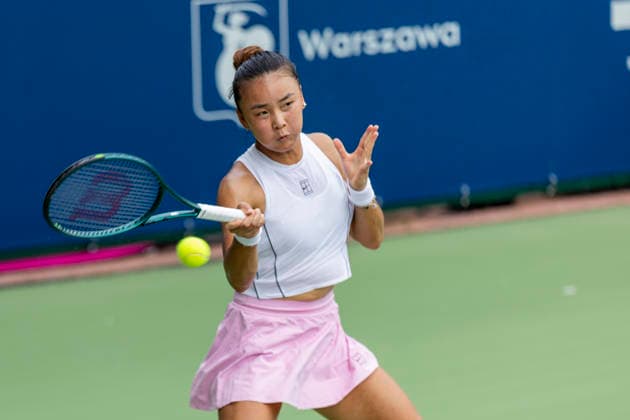 Warsaw T-Mobile Polish Open 2026 Yue Yuan on the first day of the WTA, Tennis Damen 125 Warsaw T-Mobile Polish Open tennis tournament in Warsaw, Poland, on 3 August 2026. Warsaw Poland  Copyright: xAndrzejxIwanczukx originalFilename:iwanczuk-warsawtm260803_npos9.jpg