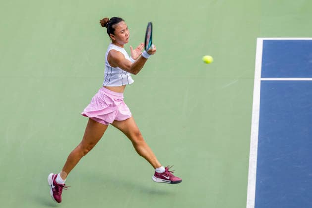 Warsaw T-Mobile Polish Open 2026 Yue Yuan on the first day of the WTA, Tennis Damen 125 Warsaw T-Mobile Polish Open tennis tournament in Warsaw, Poland, on 3 August 2026. Warsaw Poland  Copyright: xAndrzejxIwanczukx originalFilename:iwanczuk-warsawtm260803_nprle.jpg