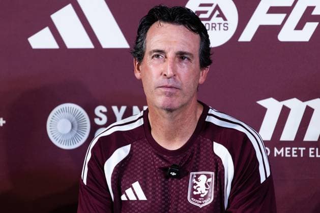 August 3, 2026, Pathum Thani, Thailand: Unai Emery, Head coach of Aston Villa FC, attends a press conference, PK, Pressekonferenz .Aston Villa FC will play against BG Pathum United on August 4, 2026, as part of the Aston Villa Asia Tour at True BG Stadium in Pathum Thani, Thailand. Pathum Thani Thailand - ZUMAs197 20260803_aaa_s197_040 Copyright: xPeeraponxBoonyakiatx