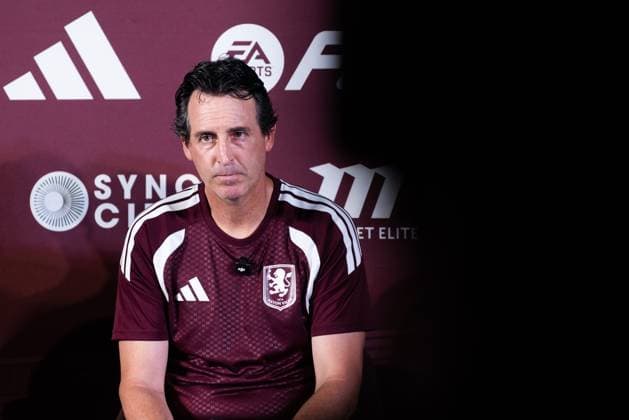 August 3, 2026, Pathum Thani, Thailand: Unai Emery, Head coach of Aston Villa FC, attends a press conference, PK, Pressekonferenz .Aston Villa FC will play against BG Pathum United on August 4, 2026, as part of the Aston Villa Asia Tour at True BG Stadium in Pathum Thani, Thailand. Pathum Thani Thailand - ZUMAs197 20260803_aaa_s197_042 Copyright: xPeeraponxBoonyakiatx
