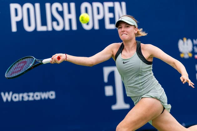 Warsaw T-Mobile Polish Open 2026 Linda Fruhvirtova on the first day of the WTA, Tennis Damen 125 Warsaw T-Mobile Polish Open tennis tournament in Warsaw, Poland, on 3 August 2026. Warsaw Poland  Copyright: xAndrzejxIwanczukx originalFilename:iwanczuk-warsawtm260803_npSUU.jpg