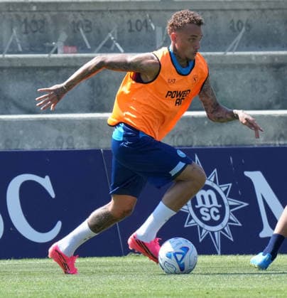 Castel Di Sangro , ITALY: Noa Lang of SSC Napoli during the pre season SSC Napoli in Castel Di Sangro , Italy. Copyright: xFOTOAGENZIAx