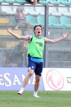 Castel Di Sangro , ITALY: Scott McTominay of SSC Napoli during the pre season SSC Napoli in Castel Di Sangro , Italy. Copyright: xFOTOAGENZIAx
